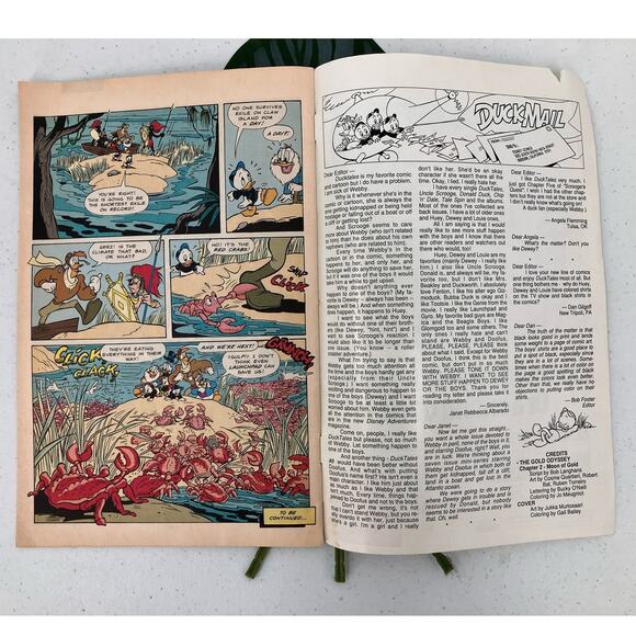 Disney's Duck Tales Mar 10 1991 Gold Odyssey Chapter Two Moon Graphic Comic Book - Picture 16 of 16